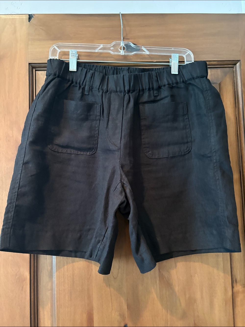 J. Jill Black Women's Flat-Front Elastic-Waist Shorts